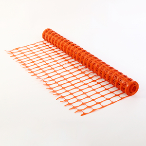 Maille de barrière de sécurité orange en plastique clôturant 1mx50m pour l'extérieur