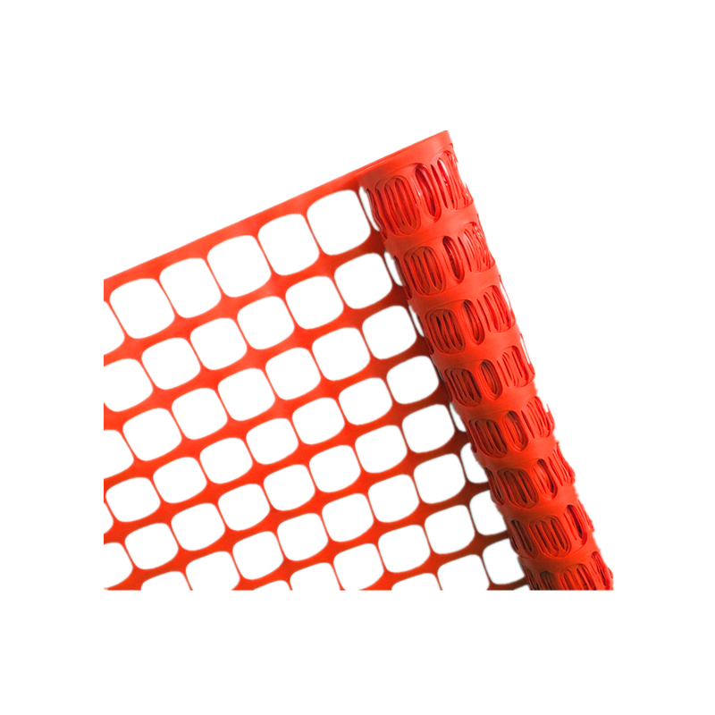 Filet en plastique de maille en plastique de barrière de sécurité orange de HDPE pour la construction