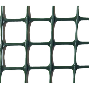 clôture de jardin à mailles carrées en plastique vert rigide en PEHD résistant aux intempéries